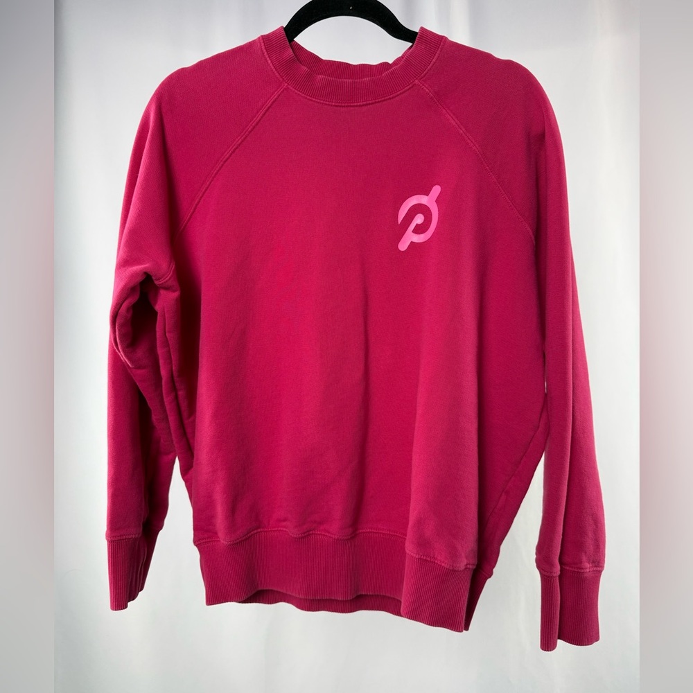 Spiritual‎ Gangster x Peloton Graphic Crewneck Sweatshirt in Berry Pink Size S